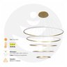 Lustre Pendente Anéis 196w 3000k Tendencia Moderno Bivolt Lumier - 6