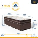 Ver imagem 5 de Cama Box Baú com Colchão de Molas Anjos Classic Pocket Solteiro King 96cm