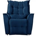Ver imagem 3 de Poltrona Reclinavel do Mamãe Carinho Veludo Azul Marinho