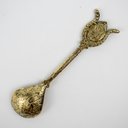 Ver imagem 4 de Kit C/ 6 Colher Turca da Fartura Dourada e Vermelha em Metal