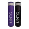 Kit 2 Garrafinhas para Treino para Academia Umto Super-resistente 500 Ml Preta e Lilás - Preto - 1
