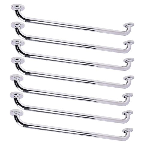 Barra de Apoio Alca 80cm Kit 7 Uni Acessibilidade Idoso Cadeirante Deficiente Box Banheiro Seguranca