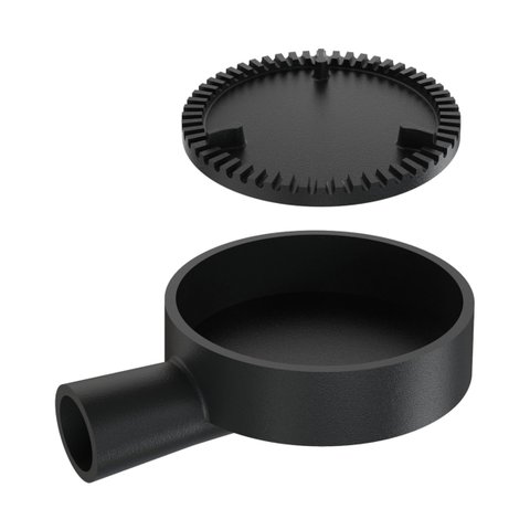 Queimador Simples Completo Fogão Industrial Ferro N01 11cm