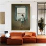 Quadro Decorativo Salvador Dali Mulher Na Janela De Figueres:150x100/BORDA INFINITA - 6