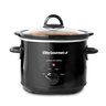 Elite Gourmet Panela Elétrica Slow Cooker 3 Qt com Tampa de Vidro (preta) - 1