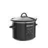 Elite Gourmet Panela Elétrica Slow Cooker 3 Qt com Tampa de Vidro (preta) - 4