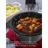 Elite Gourmet Panela Elétrica Slow Cooker 3 Qt com Tampa de Vidro (preta) - 5