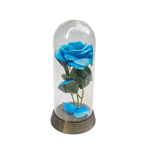 Linda Redoma com Rosa Vermelha , Inspirada na a Rosa Encantada do Filme a a Bela e a Fera e do o - a
