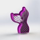 Ver imagem 1 de Cortador Cauda de Sereia Tamanho 5cm