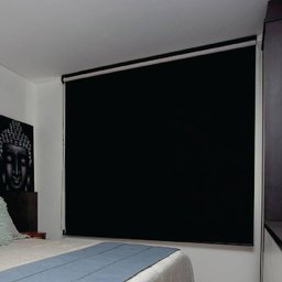 Persiana Rolo Blackout Pinpoint Preta - 1,90m X 1,40m - 4