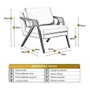Ver imagem 2 de Kit 2 Poltronas Decorativa Mona Madeira Maciça-veludo Verde