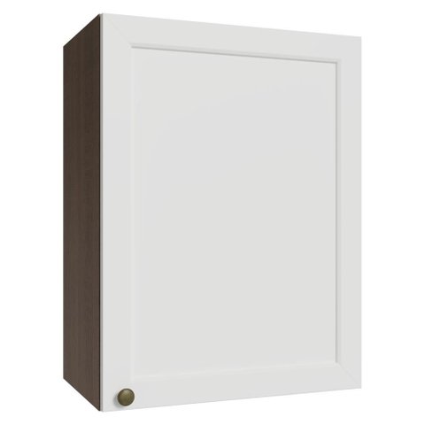 Armário Aéreo 50cm 1 Porta Rustic/branco Vik Madesa