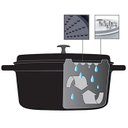 Ver imagem 6 de Kit Conjunto Caçarola Hercules Revestimento Ceramico Indução