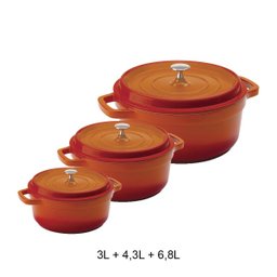 Kit Conjunto Caçarola Hercules Revestimento Ceramico Indução - 2
