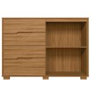 Ver mais imagens de Cômoda para Quarto 4 Gavetas 2 Portas 147cm Texas Marrom/Freijó