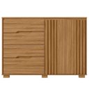 Ver imagem 5 de Cômoda para Quarto 4 Gavetas 2 Portas 147cm Texas