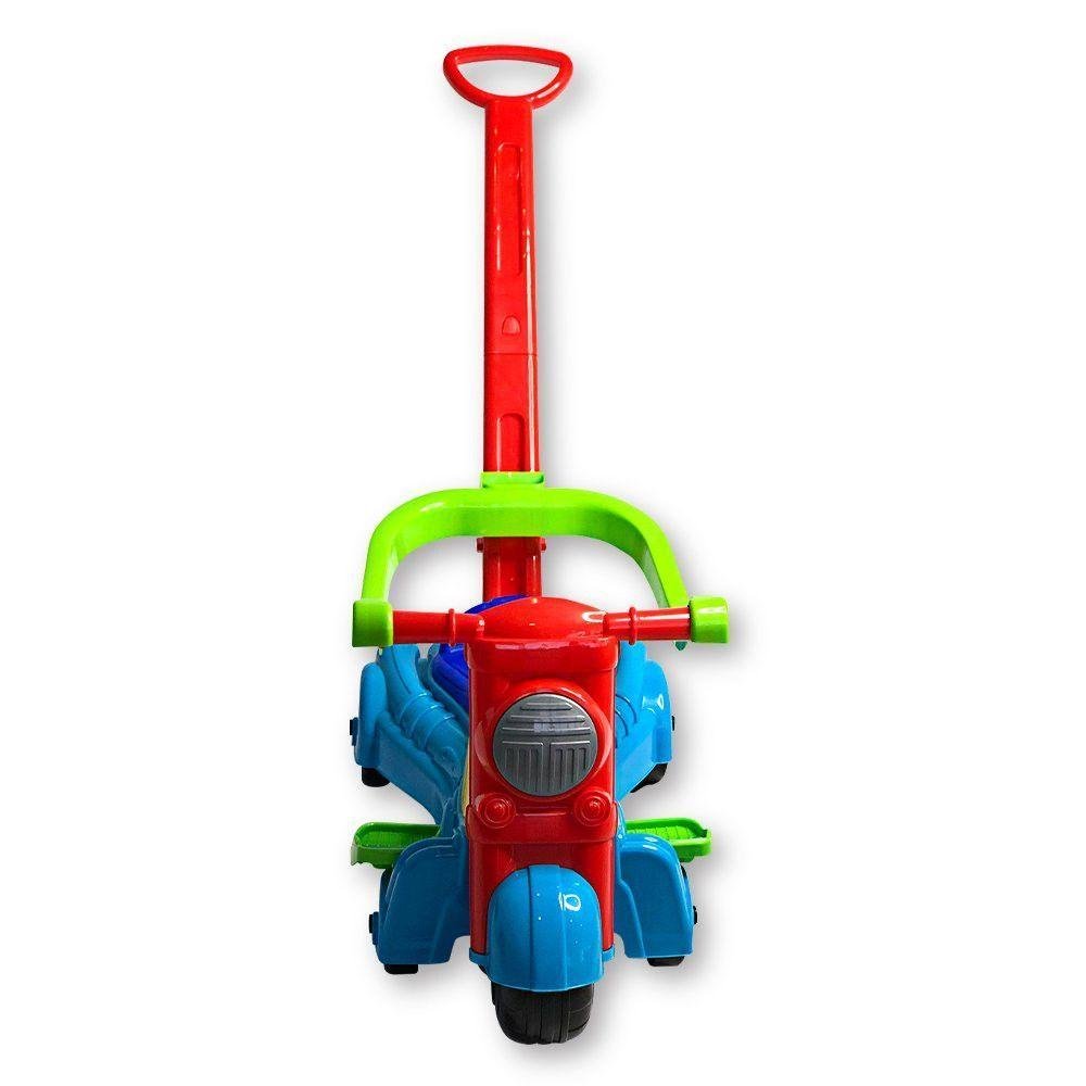 Brinquedo Moto Andador Baby Infantil com Haste - 4