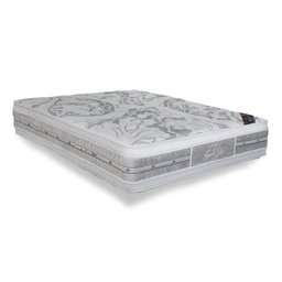 Colchão Viúva Espuma Látex Molas Ensacadas Pocket Super Luxo Double Face Euro Pillow (128x188x36) - 1