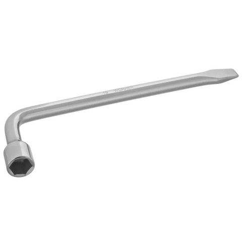 Chave de Roda Tipo L 19mm Automotiva 144339 Aço Carbono Especial Cromado Worker