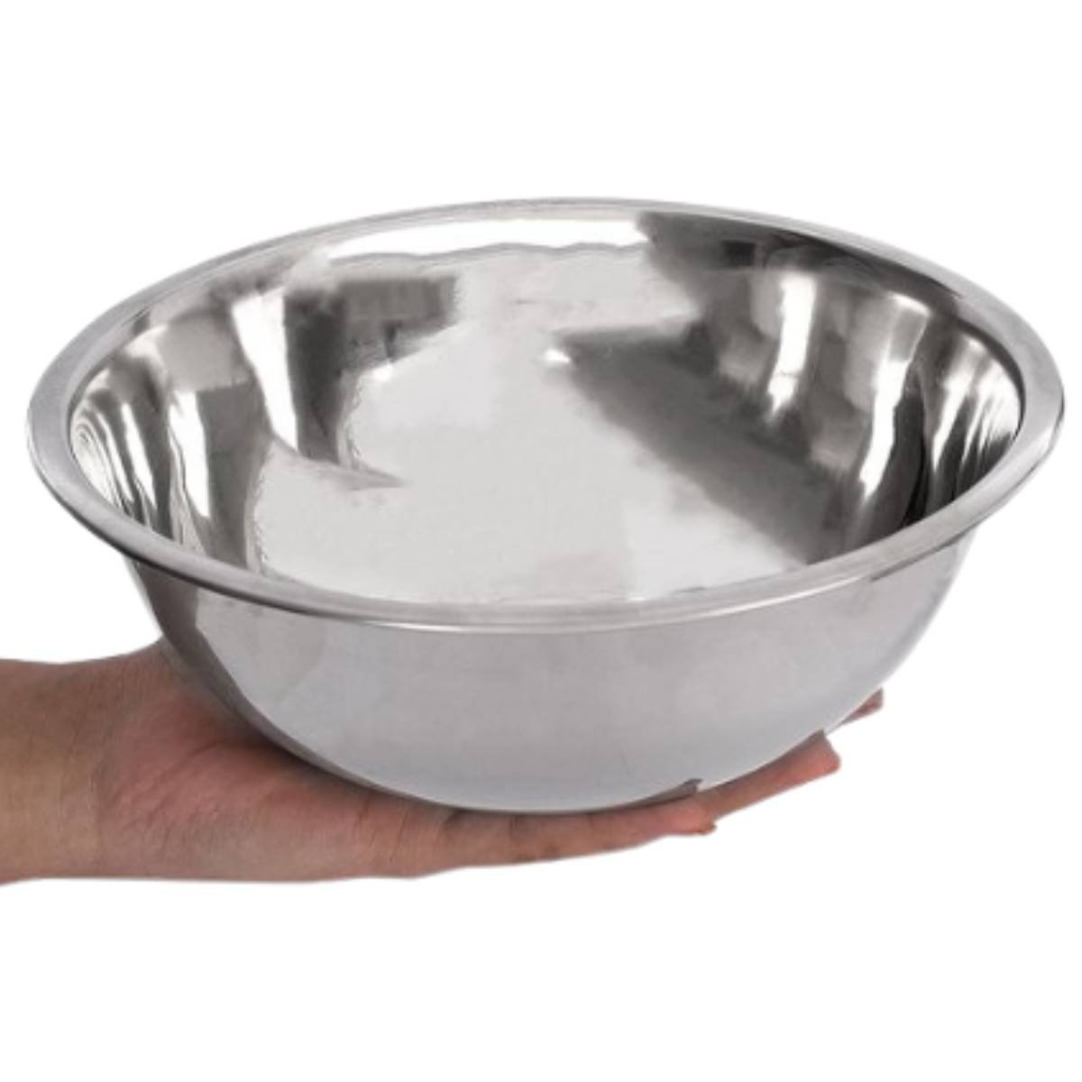Tigela Cumbuca Inox Funda Redonda 2500ml para Porções Salada - 4