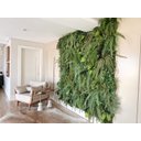 Ver imagem 2 de Jardim Vertical Flores Artificiais Planta Pendente Folhagem