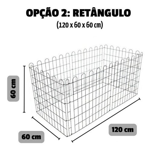 Cercadinho Móvel Gato Cachorro 6 Telas Aramada 120 X 100 Cm - 7