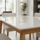 Ver imagem 2 de Mesa de Jantar com Vidro 2,20m X 1,10m - Coralle- Gold Salas