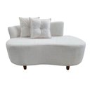 Ver imagem 2 de Namoradeira Sofá Feijão Suria Orgânica Linho Bege