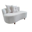 Ver imagem 3 de Namoradeira Sofá Feijão Suria Orgânica Linho Bege