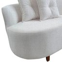 Ver imagem 6 de Namoradeira Sofá Feijão Suria Orgânica Linho Bege