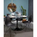 Ver imagem 3 de Mesa De Jantar Tulipa Saarinen Redonda 60 Cm Preto
