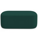 Ver imagem 4 de Cabeceira Cama Box 100cm Lanna com Puff Recamier Doha W01 Bouclê Verde - Lyam Decor