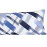 Capa para Travesseiro de Corpo Xuxão Rafaela Estampada - Xadrez Azul - 2