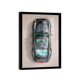 Quadro Porsche 911 Preto -- BR ARTES - 1