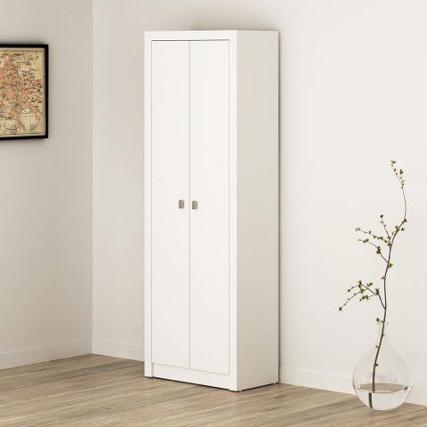 Armário Escritório Com 2 Portas Multimóveis Cr25015 Branco