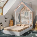 Ver imagem 1 de Mini Cama Infantil Casinha Montessoriana Mdf sem Colchão P13 Child Branco