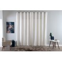 Ver imagem 4 de Kit Colcha Cobre Leito Solteiro + Cortina 2 Metros Tecido Rústico Topázio 5 Peças:palha