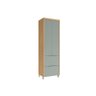 Armário Multiuso Lavanderia Marquesa C/ 2 Portas e 2 Gavetas 70cm Branca - Nesher - 4