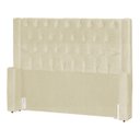 Ver imagem 7 de Kit Cabeceira e Calçadeira Baú Emma Suede King 195 Cm