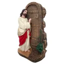 Ver imagem 1 de Imagem de Jesus Batendo na Porta de Borracha Inquebrável - 21 cm