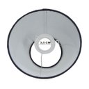 Ver imagem 3 de Cúpula de Abajur 20x10x30cm Tecido Algodão Soquete Nacional Ref 20