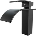 Ver imagem 2 de Torneira Cascata Monocomando para Banheiro Preta de Bica Baixa - Bar-003 - Stillus Home Torneira Mon