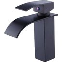Ver imagem 3 de Torneira Cascata Monocomando para Banheiro Preta de Bica Baixa - Bar-003 - Stillus Home Torneira Mon