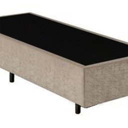 Base Box Solteiro Santo Box Suede Bege 40x78x188 - 2