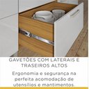 Ver imagem 5 de Balcão Cozinha Nesher Burguesa 1 Porta 1 Gaveta Freijo / Branco