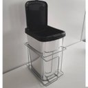 Ver imagem 5 de Lixeira Para Cozinha Suprema Corrediça Deslizante Lateral 9 litros Cromado Dimec