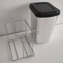 Ver imagem 4 de Lixeira Para Cozinha Suprema Corrediça Deslizante Lateral 9 litros Cromado Dimec