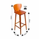 Ver imagem 4 de Conjunto Bistrô 4 Lugares Redondo Jack Daniel`s Mel