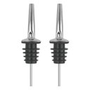 Ver imagem 1 de Kit 2 Bicos Dosadores Inox Vedação Silicone Azeite Vinagre