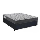 Ver imagem 1 de Cama Box Casal Bipartido138 Tecido Sintético Preto com Colchão De Espuma - D33 Ortobom ISO 100
